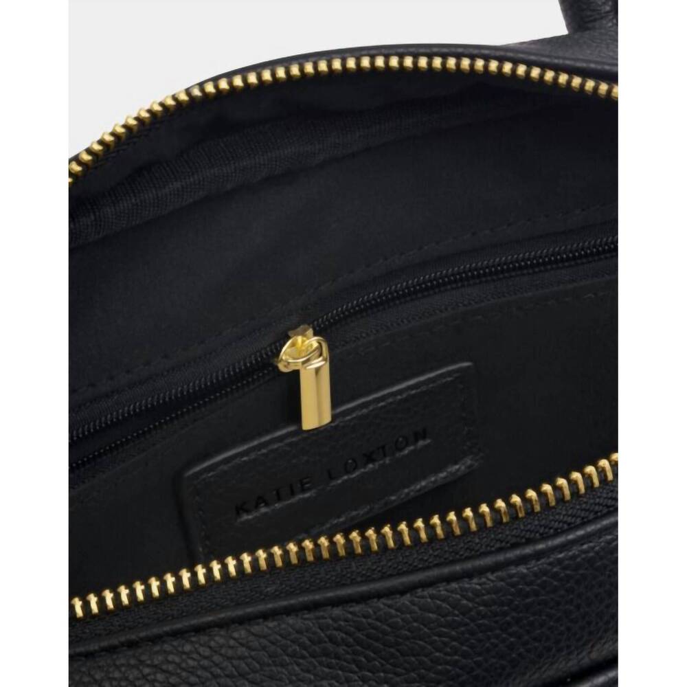 NEW KATIE LOXTON women's hadley bowling bag in black - Picture 3 of 3